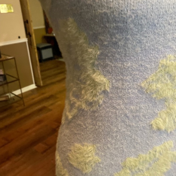 Sky Blue with Fuzzy Embellishments - Picture 5 of 7